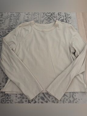 Lululemon Tan Long Sleeve Top